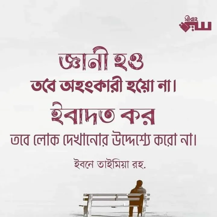 Islamic Status Bangla For FB - FB Status Bangla About Life