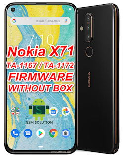 Nokia X71 TA-1167 / TA-1172 Offical Stock ROM Firmware/Flash File Download