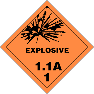 DOT 1.1A Explosive Label