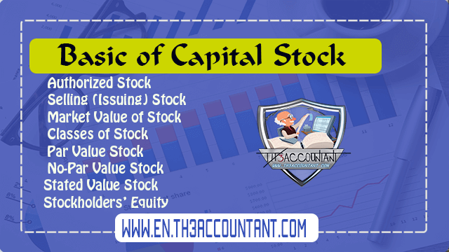 Basics of Capital Stock