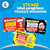Sticker Fragile Makanan