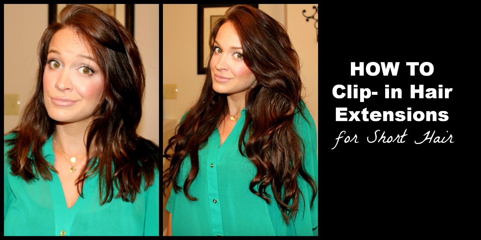 BentleyBlonde How To Clip In Hair Extensions For Short Hair