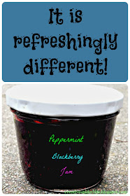 peppermint blackberry jam It is refreshingly different!