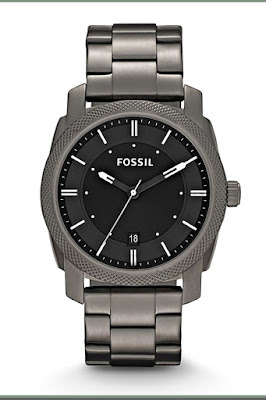 fossil mens watches stainless steel