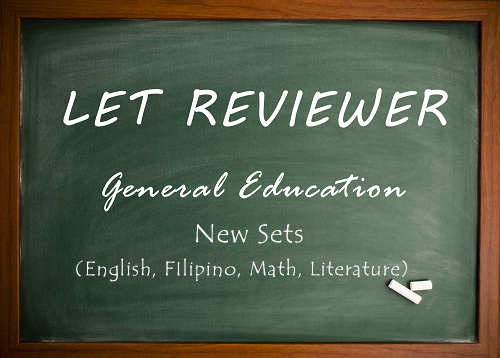 Gen Ed LET Reviewer New sets