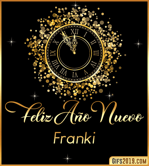 Feliz año nuevo gif franki