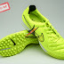 Đôi giày bóng đá sân cỏ nhân tạo Nike Tiempo Lengend V vàng cam đinh TF