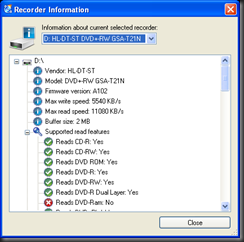 CDBurnerXP screenshot