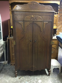 Restored cottage armoire