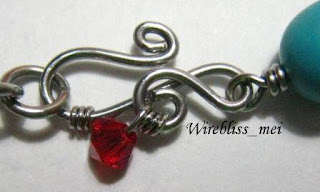 Wire wrapped clasp