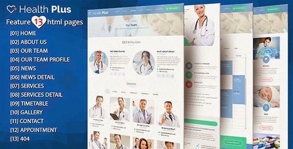 Responsive Health and Clinic Template 