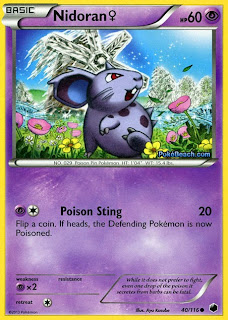 Nidoran #40/116 Plasma Freeze Pokemon Card