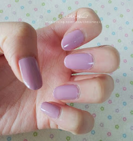 Purple Pastel Leopard Print Nail Art