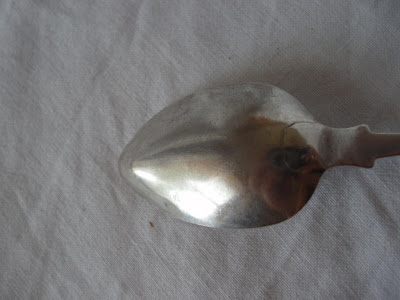 SCOTTISH PROVINCIAL SILVER TEASPOON, circa 1810