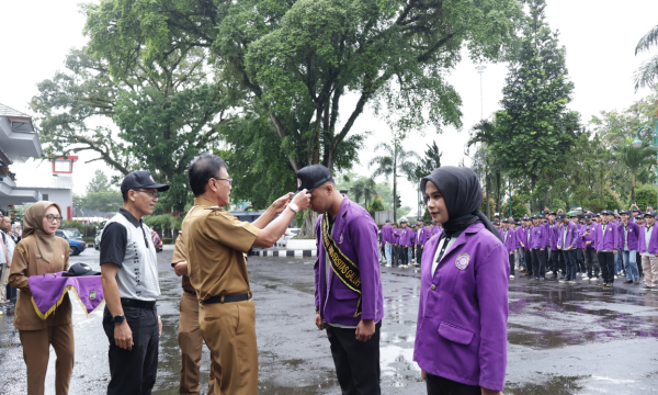 Bupati Ciamis Lepas 953 Mahasiswa Unigal KKN