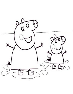 George Pig Coloring Pages for Kids