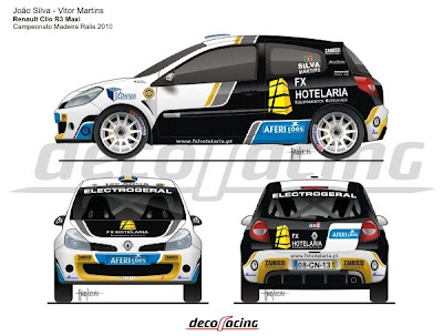 decoRacing 2010 Renault Clio R3 Maxi Jo o Silva Vitor Martins