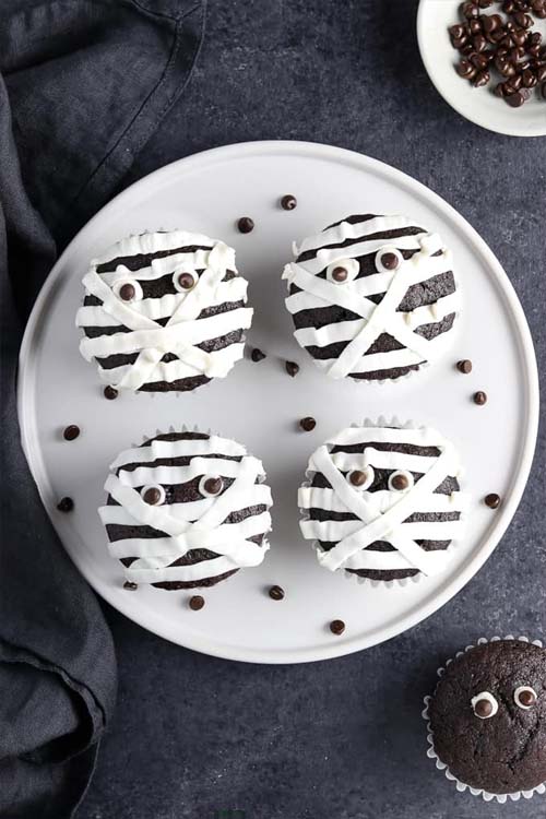 Gluten-Free Spooky Cupcakes