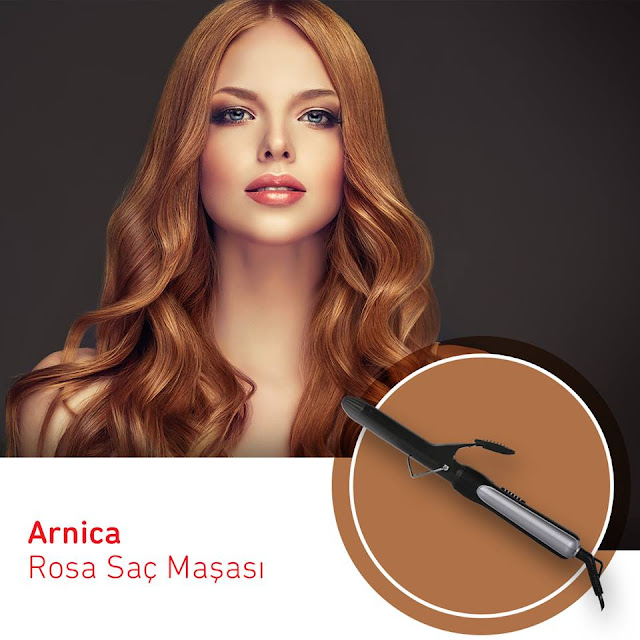 arnica rosa saç maşası