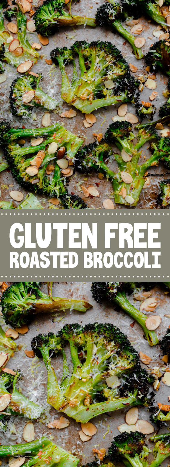 Gluten Free Roasted Broccoli #vegan #glutenfree