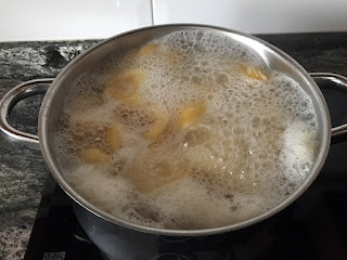 Apricot boiling