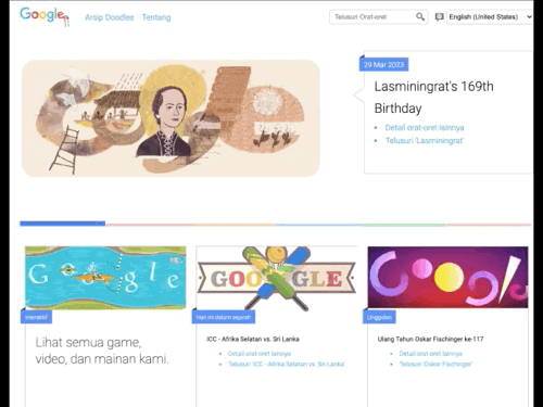 Daftar Google Doodle