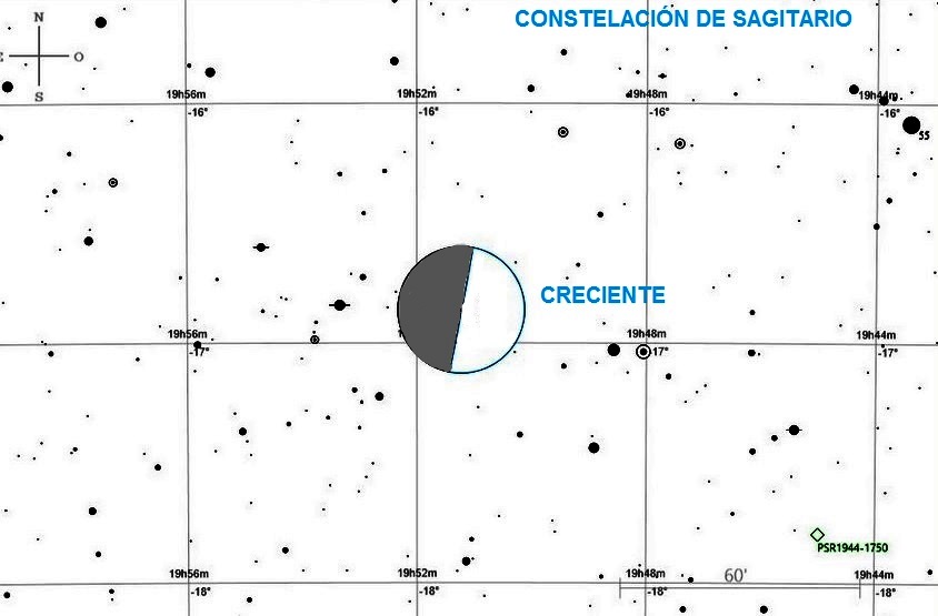 El dÃ­a 20 en cuarto creciente a las:20:31:20 TU 49.6%iluminada