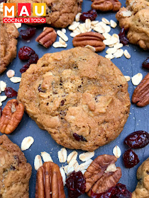 mau cocina de todo galletas avena arandanos nuez receta facil las mejores