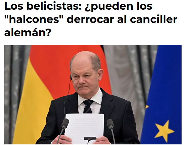 Los belicistas: ¿pueden los "halcones" derrocar al canciller alemán? 