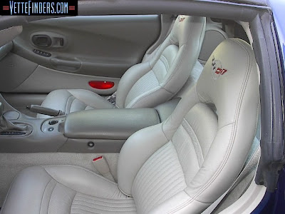 2004 Commemorative Corvette Coupe Blue Inside View Photo