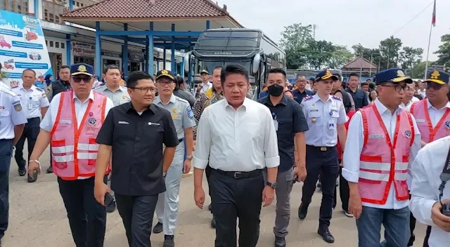 Jasa Raharja Tinjau Pengamanan Arus Mudik Palembang