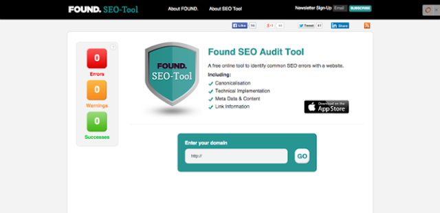 Found's SEO Audit Tool