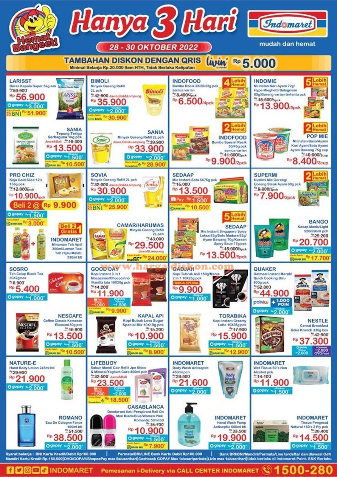 Promo INDOMARET Akhir Pekan Weekend Promo JSM 28 - 30 Oktober 2022