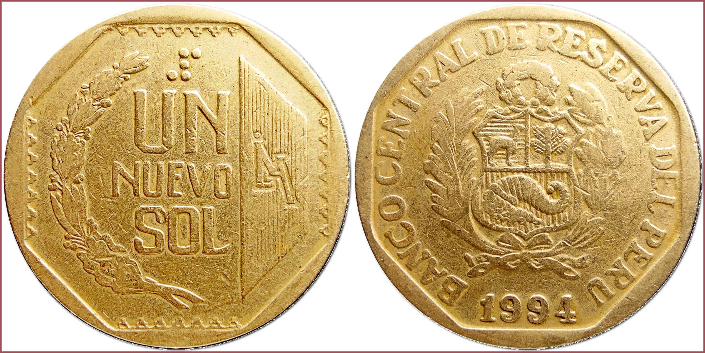 1 nuevo sol, 1994: Republic of Peru