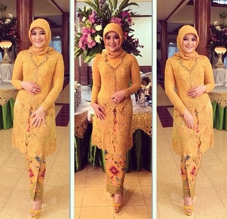 30 Desain Model  Baju  Kebaya Muslim Brokat Modern  Pesta  