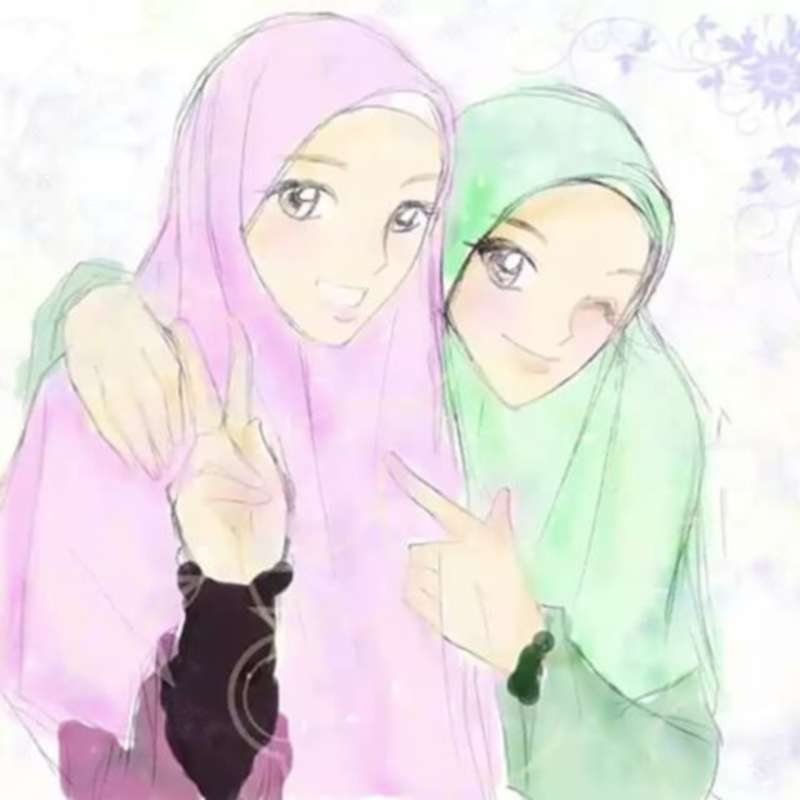  Gambar Kartun Sahabat Muslimah Dan Muslim gambar kartun 