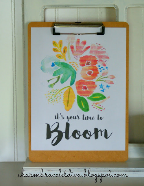 Well Made Heart It's Your Time to Bloom free printable