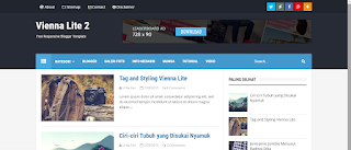 Vienna Lite 2 Blogger Template Free 