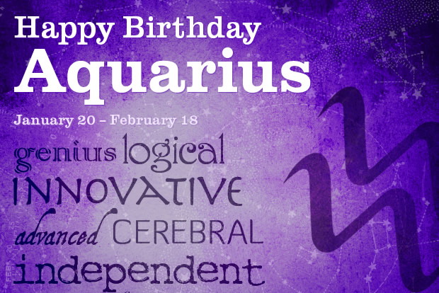 aquarius happy birthday