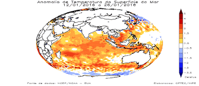 TSM temperatura da superficie do mar global