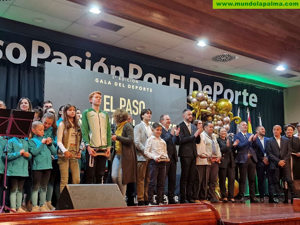 Gala del deporte Ayto. de El Paso Premia a Santi Concepción Jr. por su éxitos y trayectoria deportiva