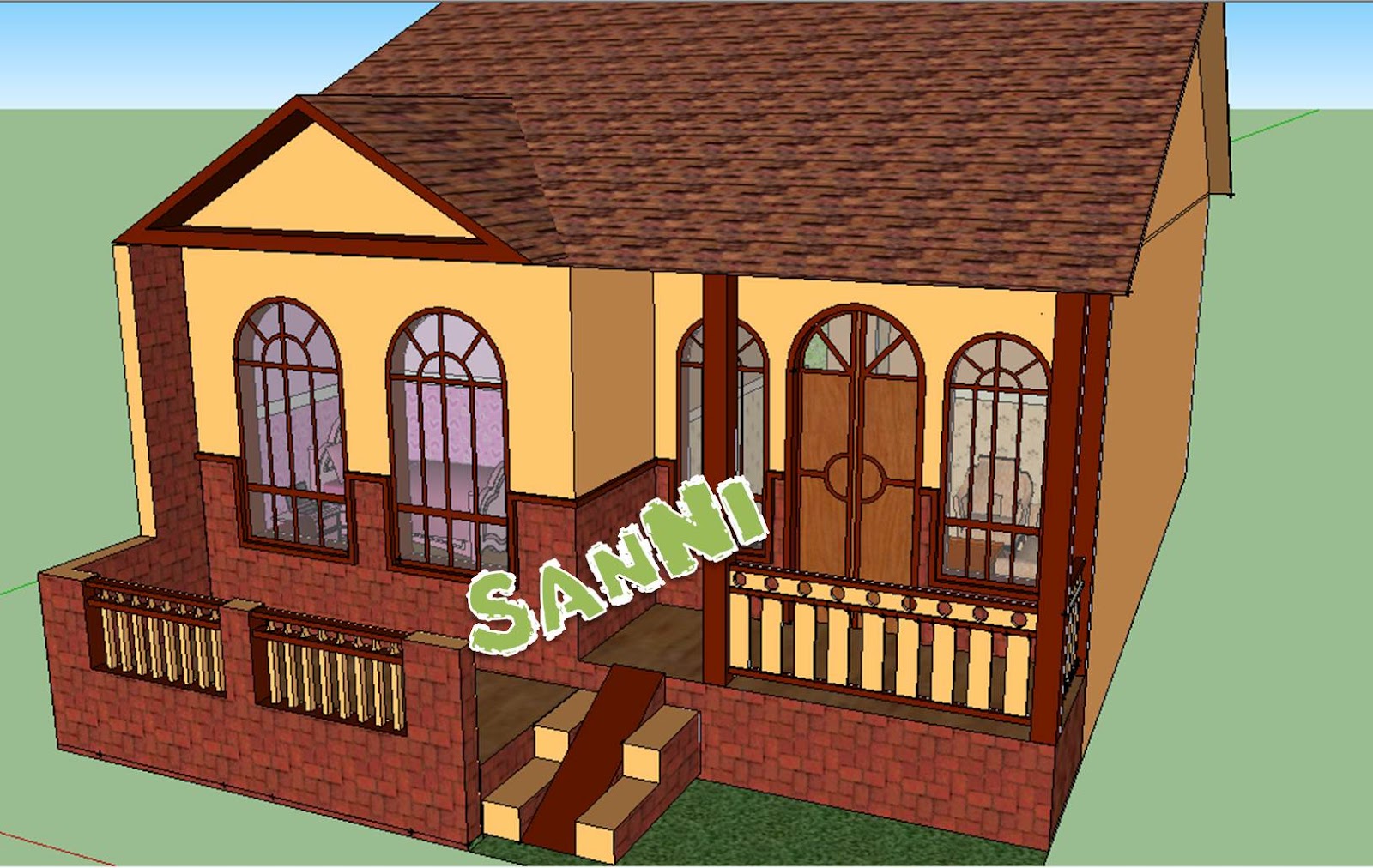 Dunia Curhat Gadis Pendiam Desain Rumah Vintage Google Sketchup