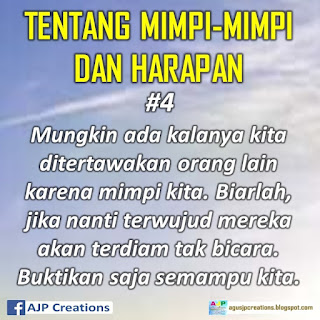 Kata-Kata Motivasi Tentang Mimpi Dan Harapan