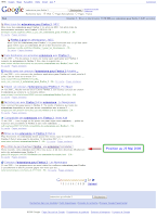 google serp image