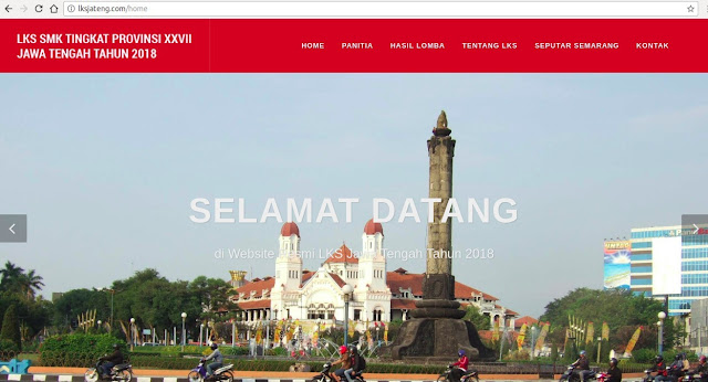 Website Resmi LKS Jateng XXVII Tahun 2018