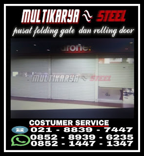 Gambar Multikaryasteel Pusat Penjualan Pasang Baru Rolling Door jenis slat daun besi galvalum dan aluminium Jenis rolling door one sheet dan rolling door industri otomatis Harga Murah untuk seluruh wilayah serpong karawaci bintaro bsd pik tangerang Bekasi jakarta babelan gabus bogor depok tangerang cikarang karawang cengkareng dan wilayah jabodetabek lainnya