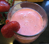 Strawberries Lassi