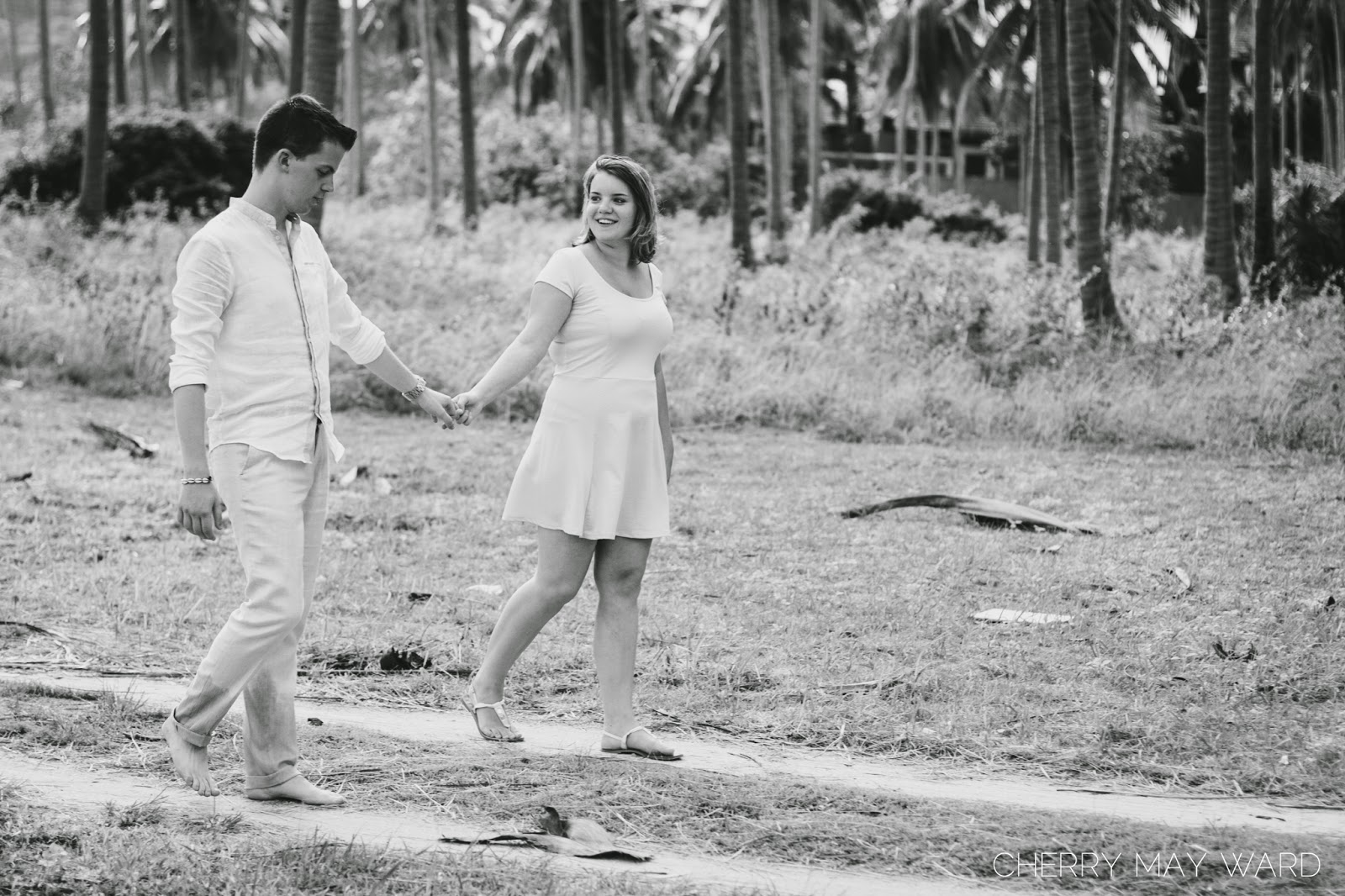 happy engagement photos on Koh Samui, the best engagement photographer in Thailand, Thailand wedding photographer, fun engagement photo ideas