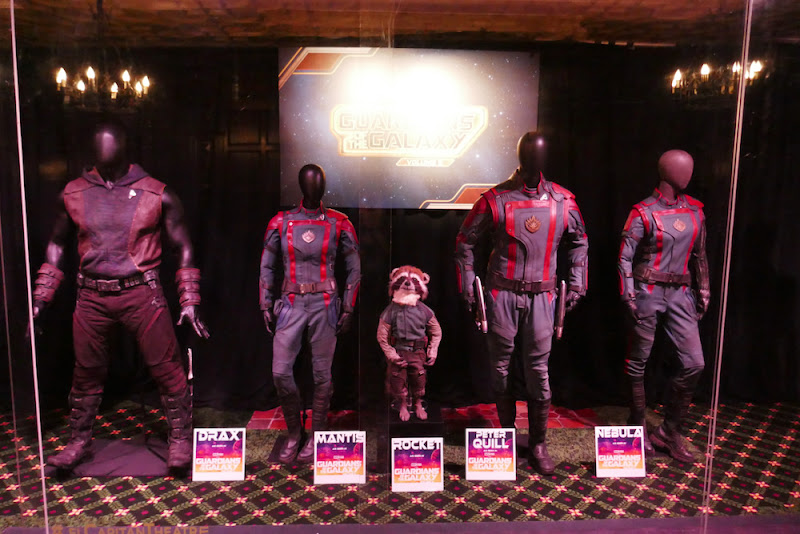 Guardians of the Galaxy Vol 3 movie costume exhibit