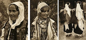 costum popular padureni - imagini perioada interbelica